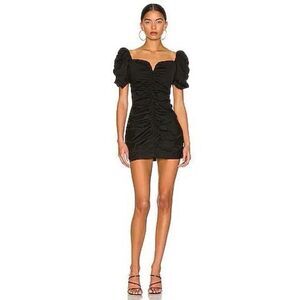 Amanda Uprichard x Revolve Skylark Mini Dress in Black Size Medium